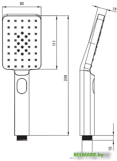Душевая система Deante Titanium NAC_D1HT - фото2