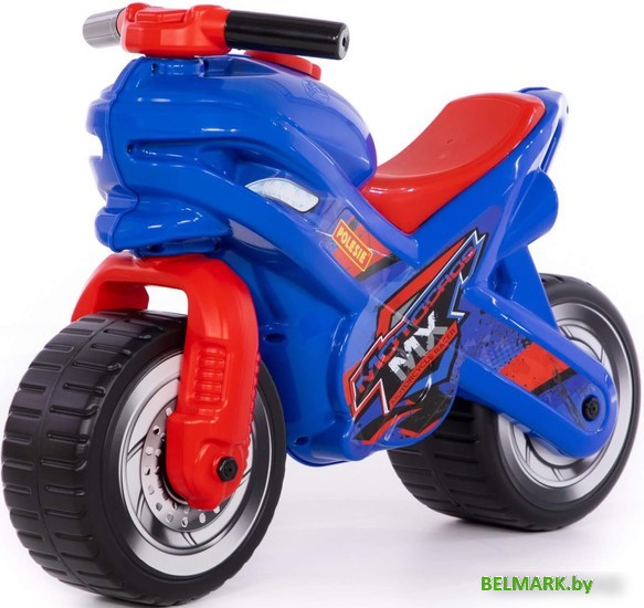 Каталка Полесье Мотоцикл МХ 54309 (синий) - фото