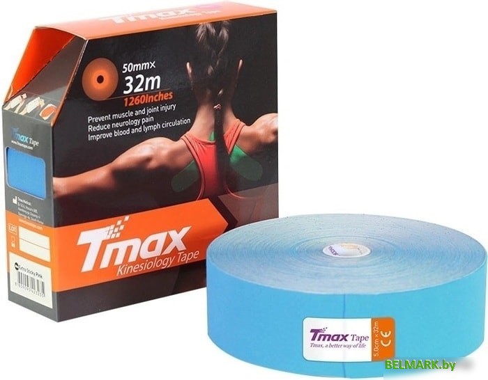 Тейп Tmax Extra Sticky 5 см х 32 м (синий) - фото