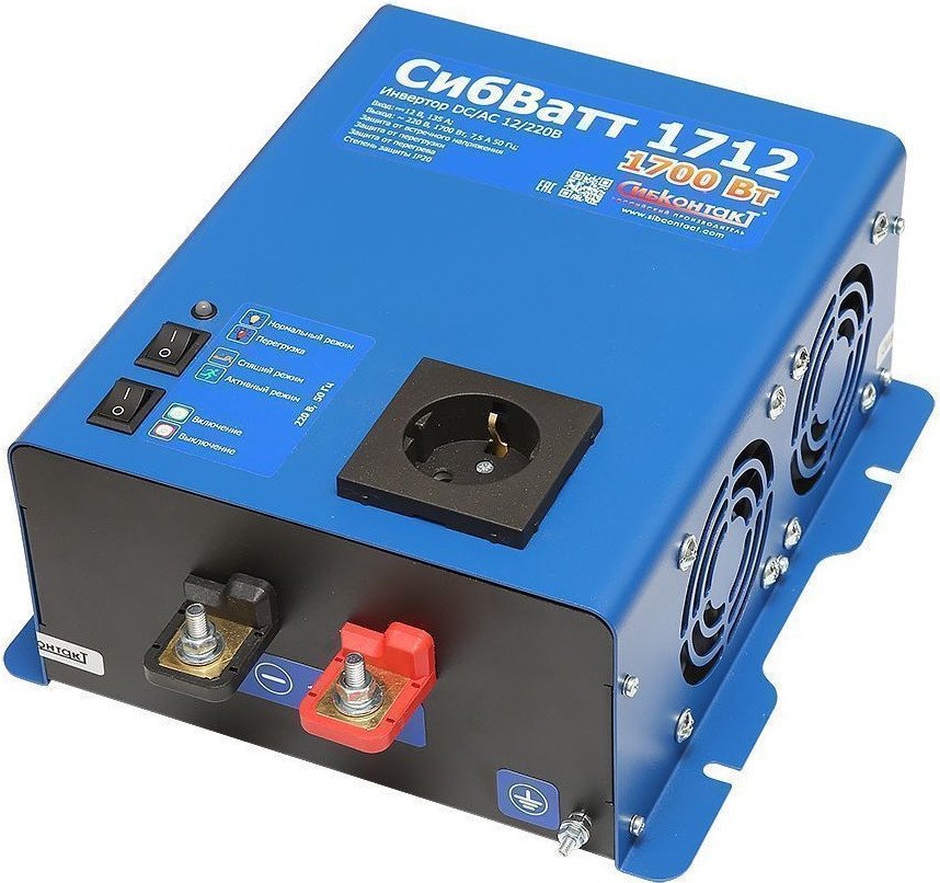 Автомобильный инвертор СибКонтакТ СибВатт 1712 - фото2