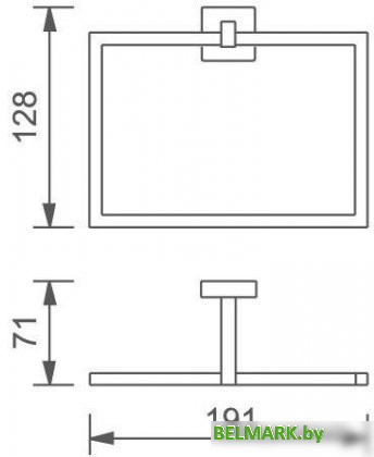Держатель для полотенца Aquanet 4780 - фото2