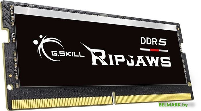 Оперативная память G.Skill Ripjaws 32ГБ DDR5 SODIMM 5600МГц F5-5600S4040A32GX1-RS - фото2