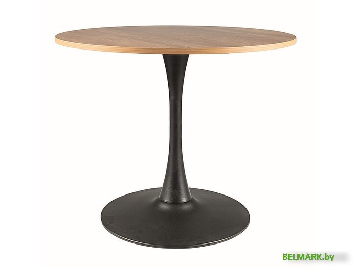 Кухонный стол Signal AMADEO II 90 (дуб/черный мат) - фото