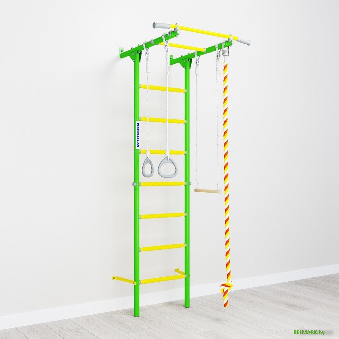 Детский спортивный комплекс Romana S1 01.21.7.06.490.05.00-13 (зеленое яблоко) - фото2