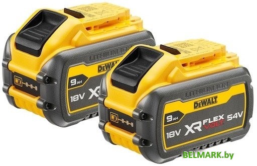Набор аккумуляторов DeWalt DCB547X2 (18В/2x9 Ач) - фото