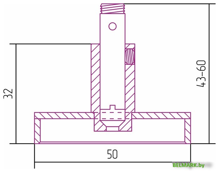 Держатель Сунержа TUBE телескопический 00-1500-0000 - фото2