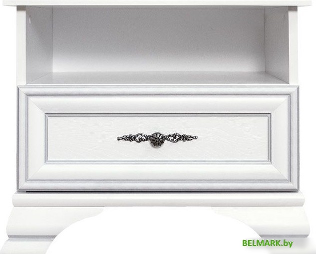 Тумба Black Red White Kentaki S320-KOM1S (белый/белый) - фото