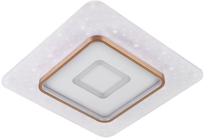 Припотолочная люстра LED4U L1029-500 WH-GD - фото