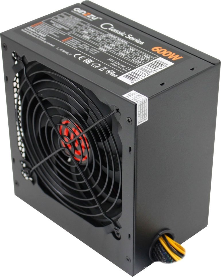 Блок питания Ginzzu CB600 - фото2