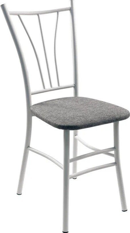 Стул ВВР Трилогия (серый/белый, рогожка) - фото