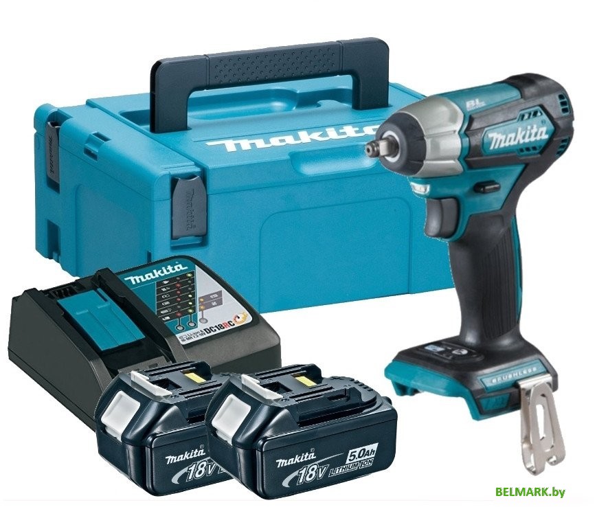 Гайковерт Makita DTW180RTJ (с 2-мя АКБ, кейс) - фото