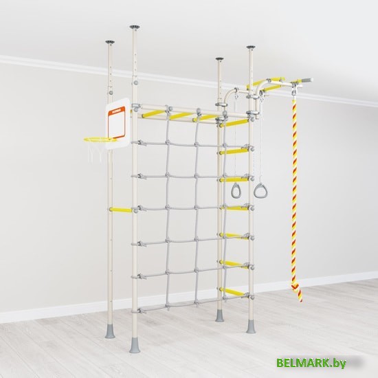 Детский спортивный комплекс Romana R4 01.40.7.06.490.03.00-66 (белый прованс/желтый) - фото2