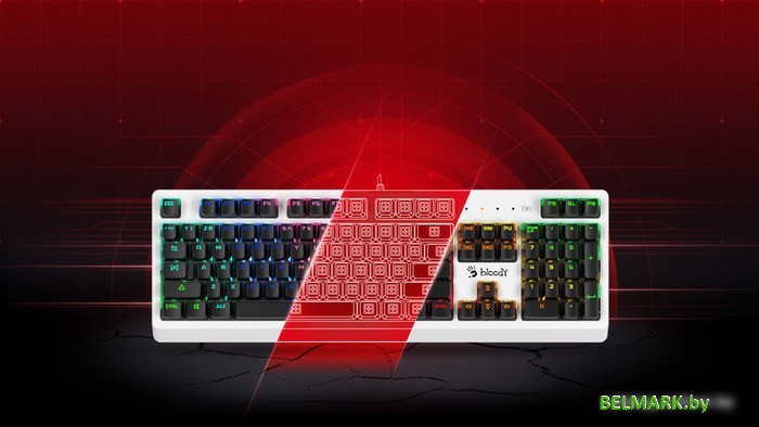 Клавиатура A4Tech Bloody B810RC (белый) - фото2