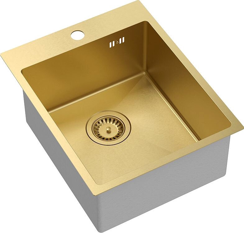 Кухонная мойка Quadron HB4050PVDBSG1 - фото