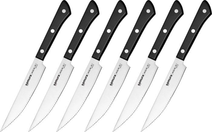 Набор ножей для стейка Samura Harakiri SHR-0260B - фото
