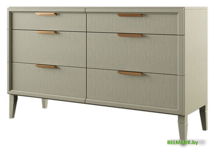 Комод Молодечномебель Charlie B-6 (серый агат) - фото