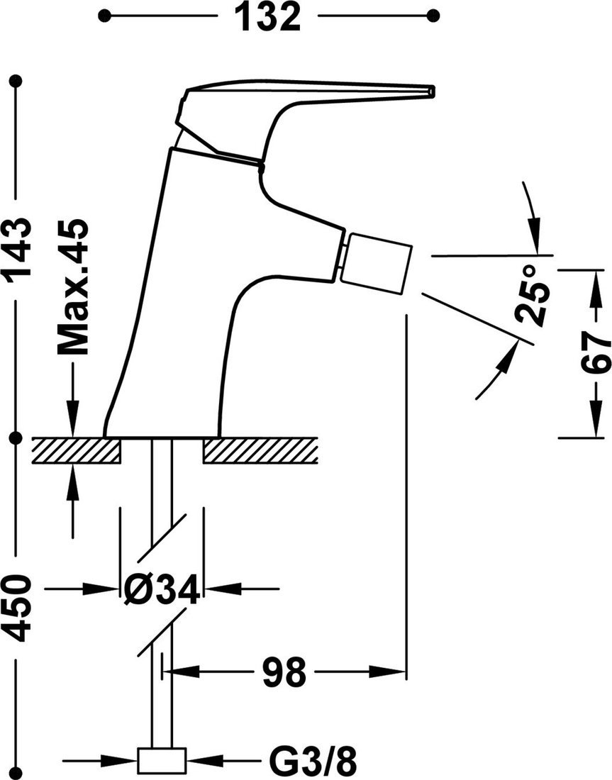 Смеситель Tres Fuji 28112001OPM - фото2