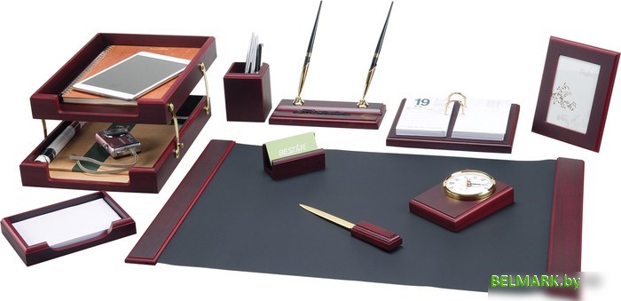 Настольный набор Bestar Artemis 0259XDU 236358 (10 предметов, красное дерево) - фото