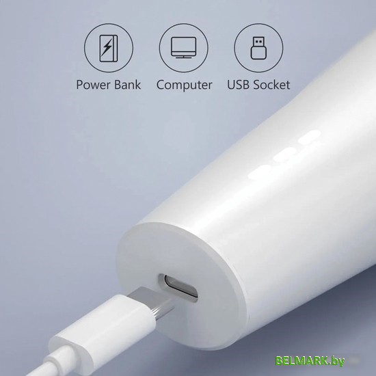 Машинка для стрижки волос Enchen Boost 2 White EC001 - фото2