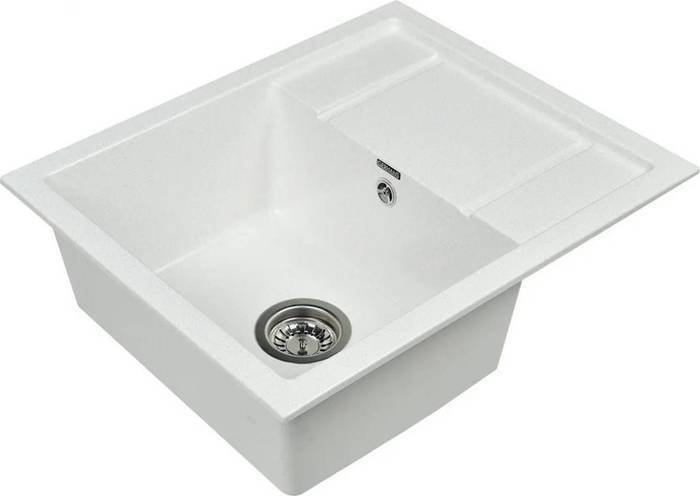 Кухонная мойка Gerhans В19 (белый) - фото2