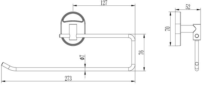 Держатель для бумажных полотенец Ledeme L1903-2 - фото2