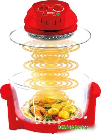 Аэрогриль CENTEK CT-1456 (красный) - фото2