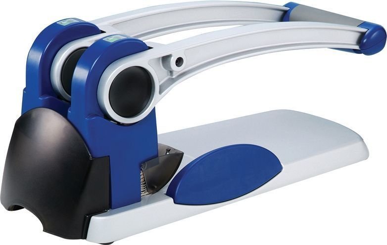 Дырокол KW-trio 9550 (синий/серебристый) - фото2
