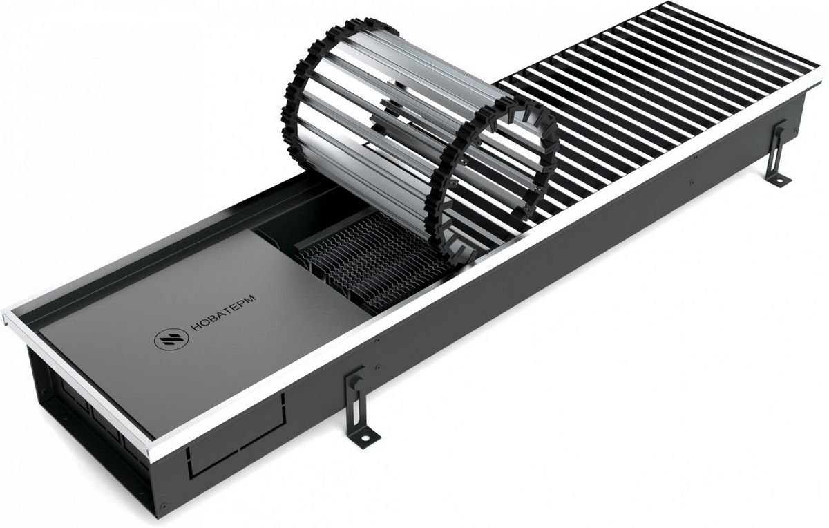 Внутрипольный конвектор Новатерм НТ-В-07/20/080 (алюминий) - фото