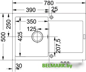 Кухонная мойка Franke MRG 611 (сахара) - фото2