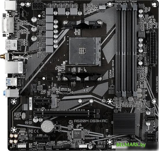 Материнская плата Gigabyte A520M DS3H AC (rev. 1.4) - фото