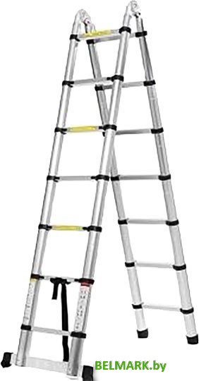 Лестница-стремянка Алюмет STD 2.2 (2х7 ступеней) - фото