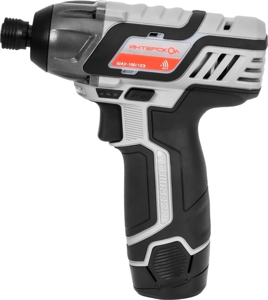 Винтоверт Интерскол ШАУ-100/12Э 808.2.2.70 (с 2-мя АКБ, кейс) - фото2