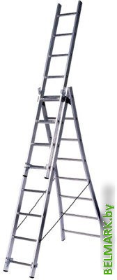 Лестница-стремянка Dinko LS 312 (3х12 ступеней) - фото