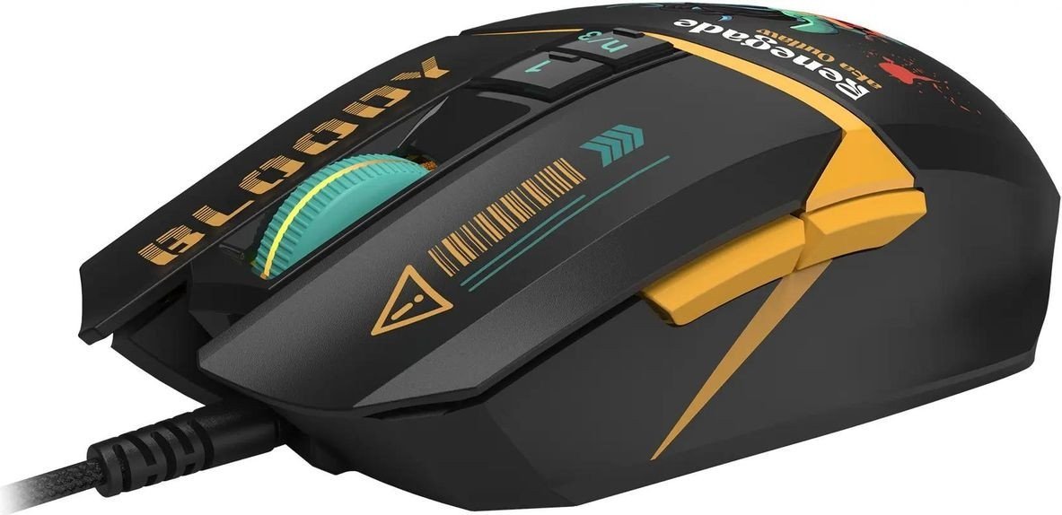 Игровая мышь A4Tech Bloody W63 Max Renegade (черный) - фото2