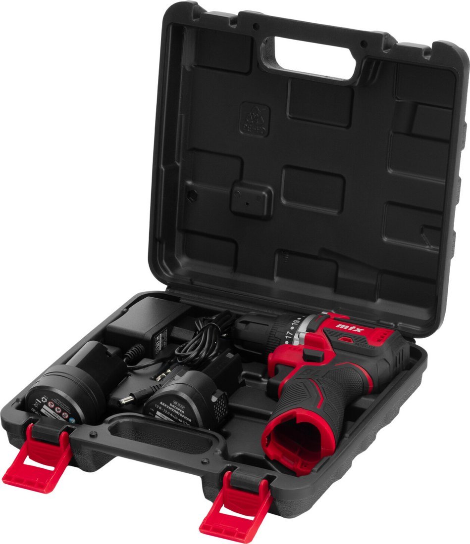 Дрель-шуруповерт MTX CDB-BL-12 (с 2-мя АКБ, кейс) - фото2