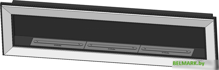 Биокамин SimpleFire Frame 1800 (белый) - фото2