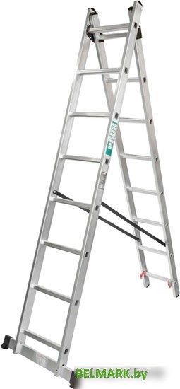 Лестница-стремянка ForceKraft BL-E212 (2x12 ступеней) - фото