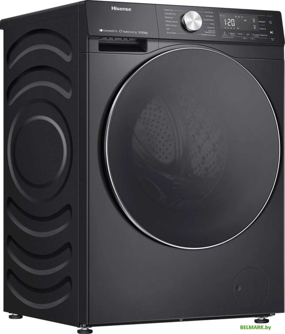 Стирально-сушильная машина Hisense WD5S1045BB - фото2