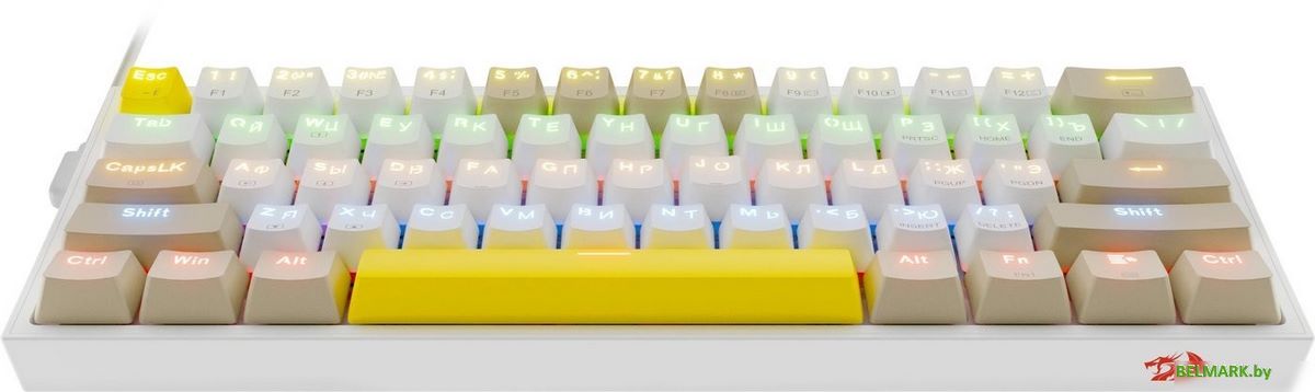 Клавиатура Redragon Fizz (белый/бежевый) - фото2