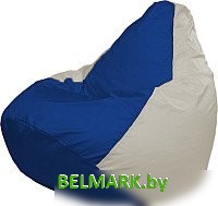 Кресло-мешок Flagman Груша Медиум XL Г1.1-125 (синий/белый) - фото