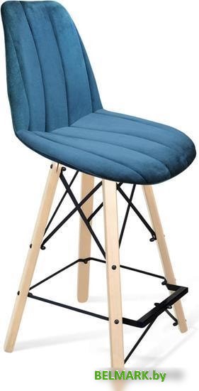 Стул Sheffilton SHT-ST29-C1/S80-1 (морская глубина/прозрачный лак/черный) - фото