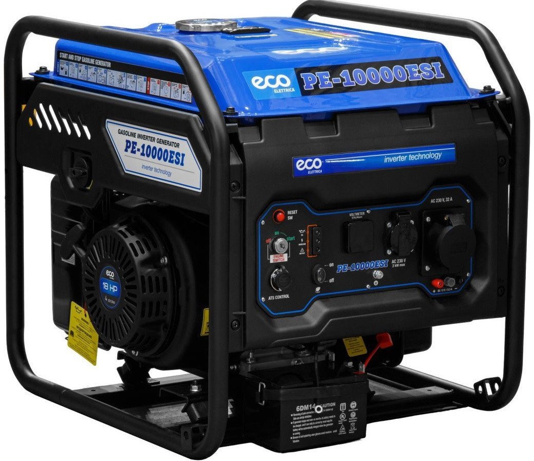 Бензиновый генератор ECO PE-10000ESI - фото
