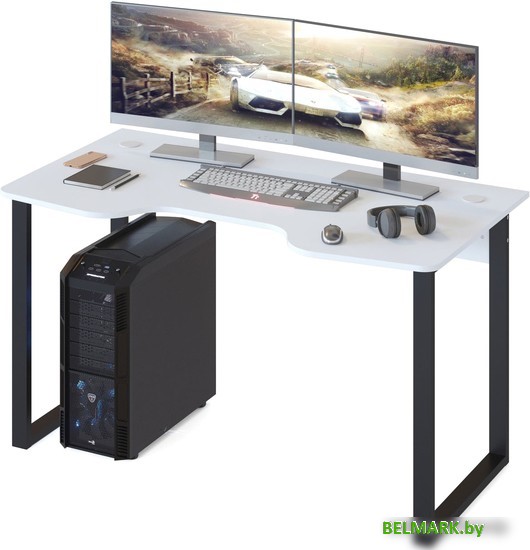 Геймерский стол Сокол КСТ-19 (белый) - фото