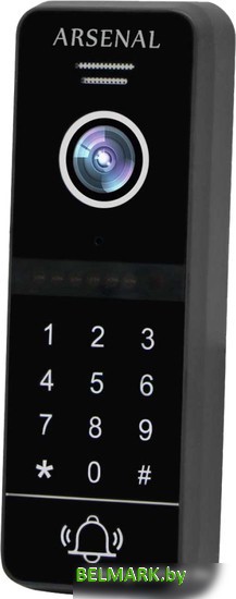 Вызывная панель Arsenal Рокси ID+CARD FHD (черный) - фото
