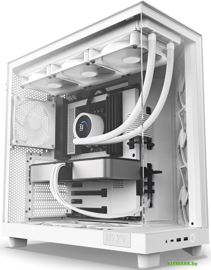 Корпус NZXT H6 Flow CC-H61FW-01 - фото