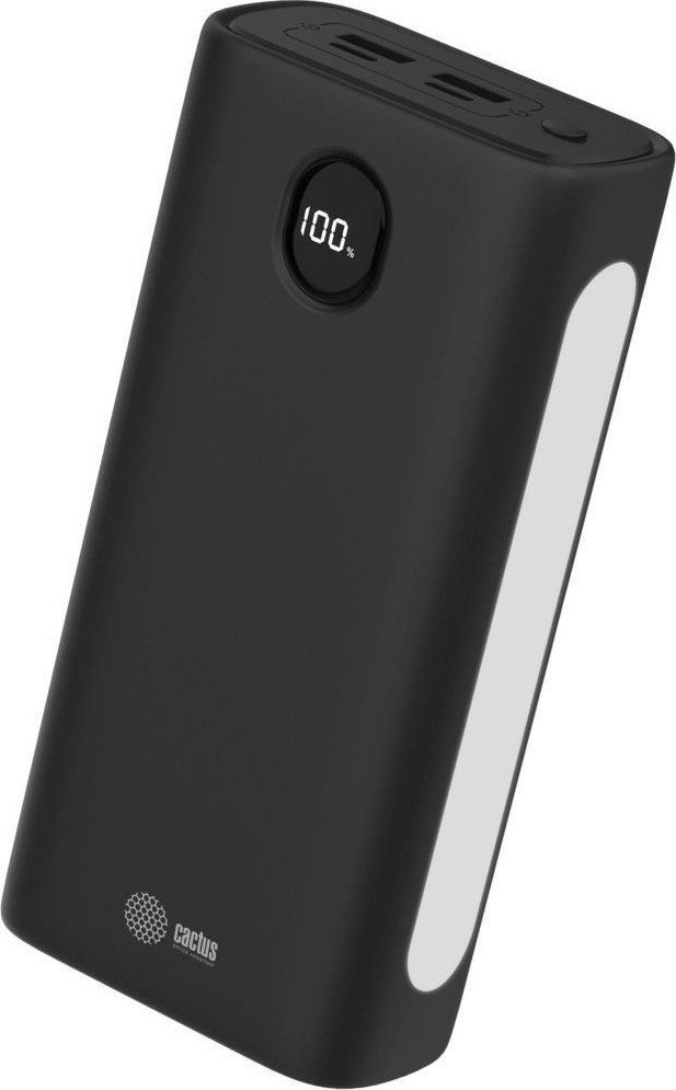 Внешний аккумулятор CACTUS CS-PBFSJA-30000 30000mAh (черный) - фото2