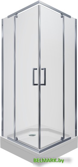 Душевой уголок Triton Каппа А1 Хром 90х90 (прозрачное стекло) - фото