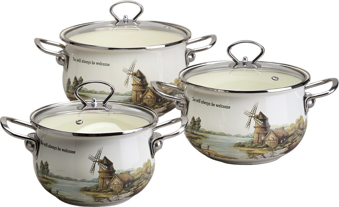 Набор кастрюль Agness 943-106 - фото