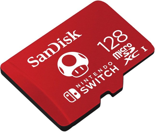 Карта памяти SanDisk Nintendo Switch Licensed Card Super Mario Edition microSDXC 128GB SDSQXAO-128G-GNCZN - фото2