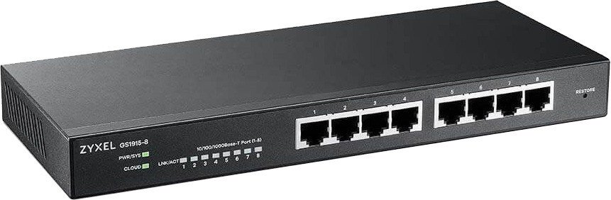 Управляемый коммутатор 2-го уровня Zyxel GS1915-8-EU0101F - фото